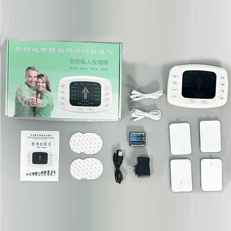Masážní přístroj střední frekvence Meridian Akupunkturní bod Fyzioterapeutický přístroj Zásuvný Bateriový Duální účel Pulzní Elektroterapeutický přístroj