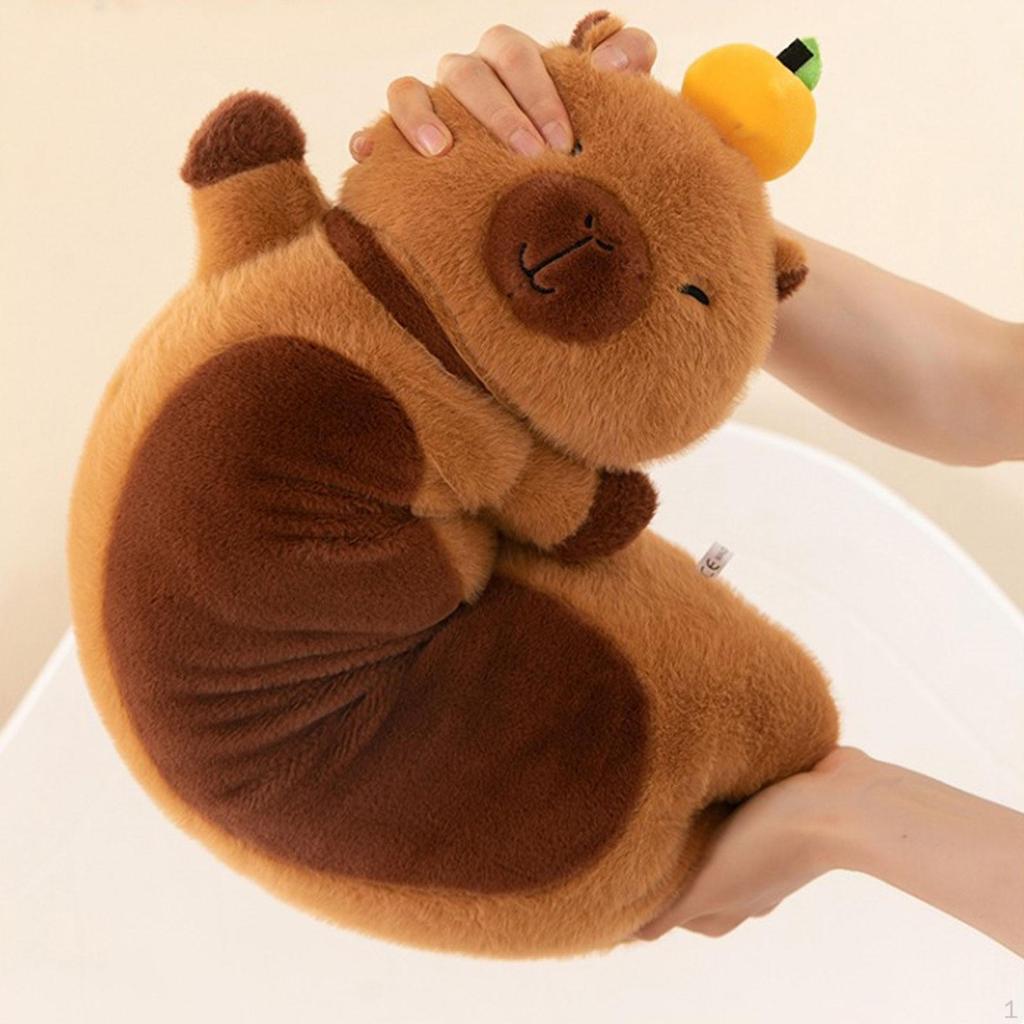 Kapybara Body Plyšová hračka Měkká panenka Sběratelský dlouhý polštář pro dospělé