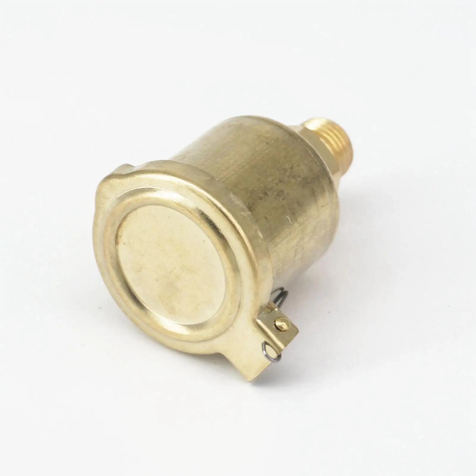 M10x1 Male 6ml Brass Plated Zinc Alloy Oil Cup Oil Port Cap Oiler Flip Cap Cover For Genertor Engine Bottom Brackets Capacity Other