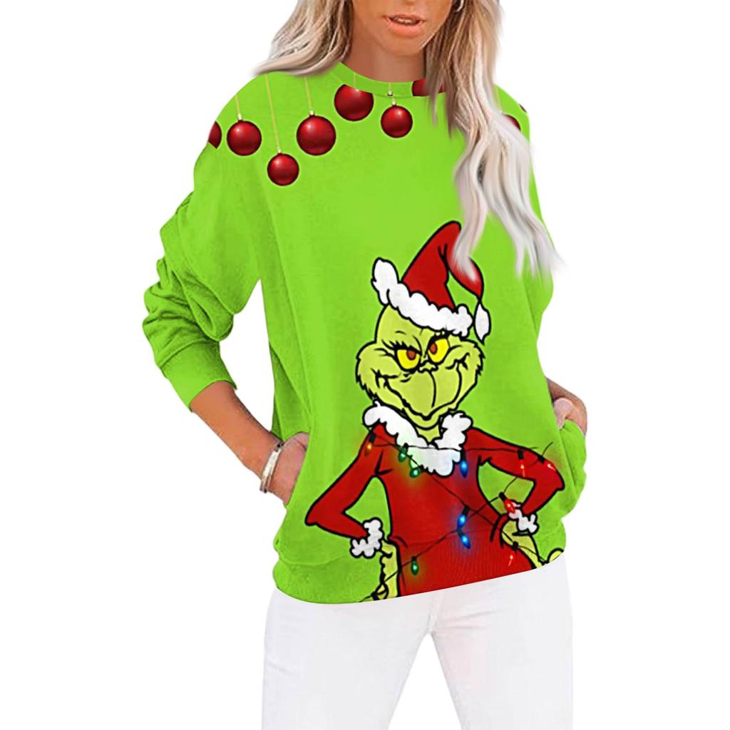 Christmas Sweatshirts For Women Sweater Cute Shirt Fall Pullover Top