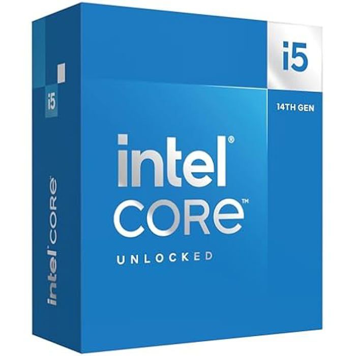 Stasjonær prosessor Intel® CoreTM i5-14600K - 14 kjerner - Integrert grafikkort - Låst opp