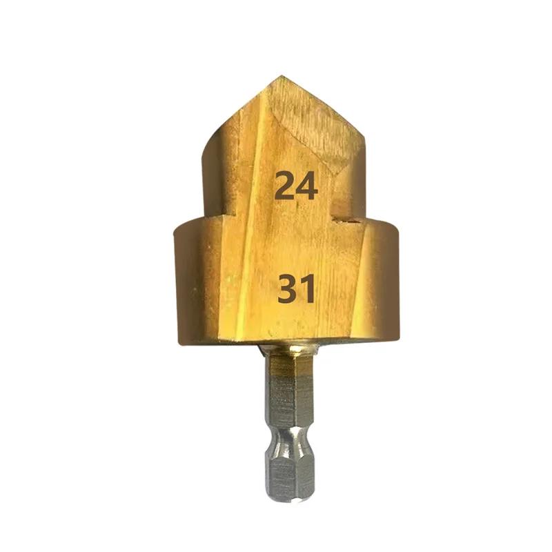 3 stuks PPR-hefboor, getrapte boor, zeskantschacht waterleidingverbindingsgereedschap 20/25/32 mm, volledig open proces