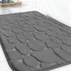 Comfortable Bath Mat Non-Slip Bathroom Mat Shower Use Bathroom Safety Thick Foam Construction Elegant Bathroom Decor