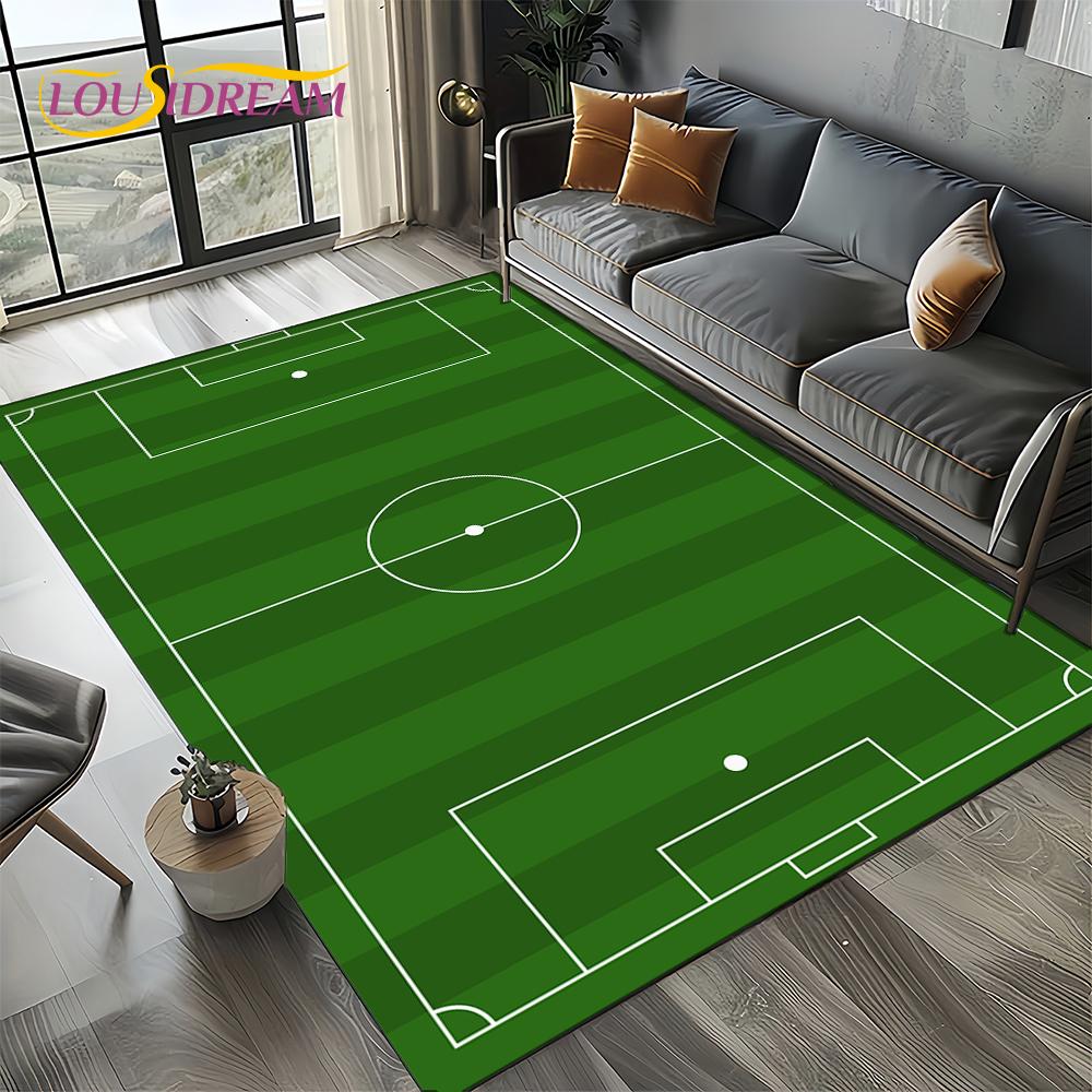 27 Style Football Field Soccer Sport Carpet Rug for Living Room Bedroom Home Sofa Decoration,Kids Area Rug Non-slip Floor Mat