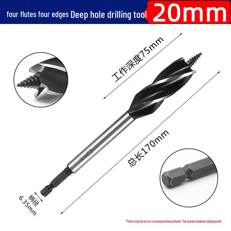 

Ступенчатое сверло по дереву с шестигранным хвостовиком и четырьмя канавками для расширения отверстий в дверях, замках, ящиках и деревянных досках.