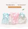 2-Piece Newborn Modal Half-Sleeve Anti-Spill Vest Set for Outdoors
