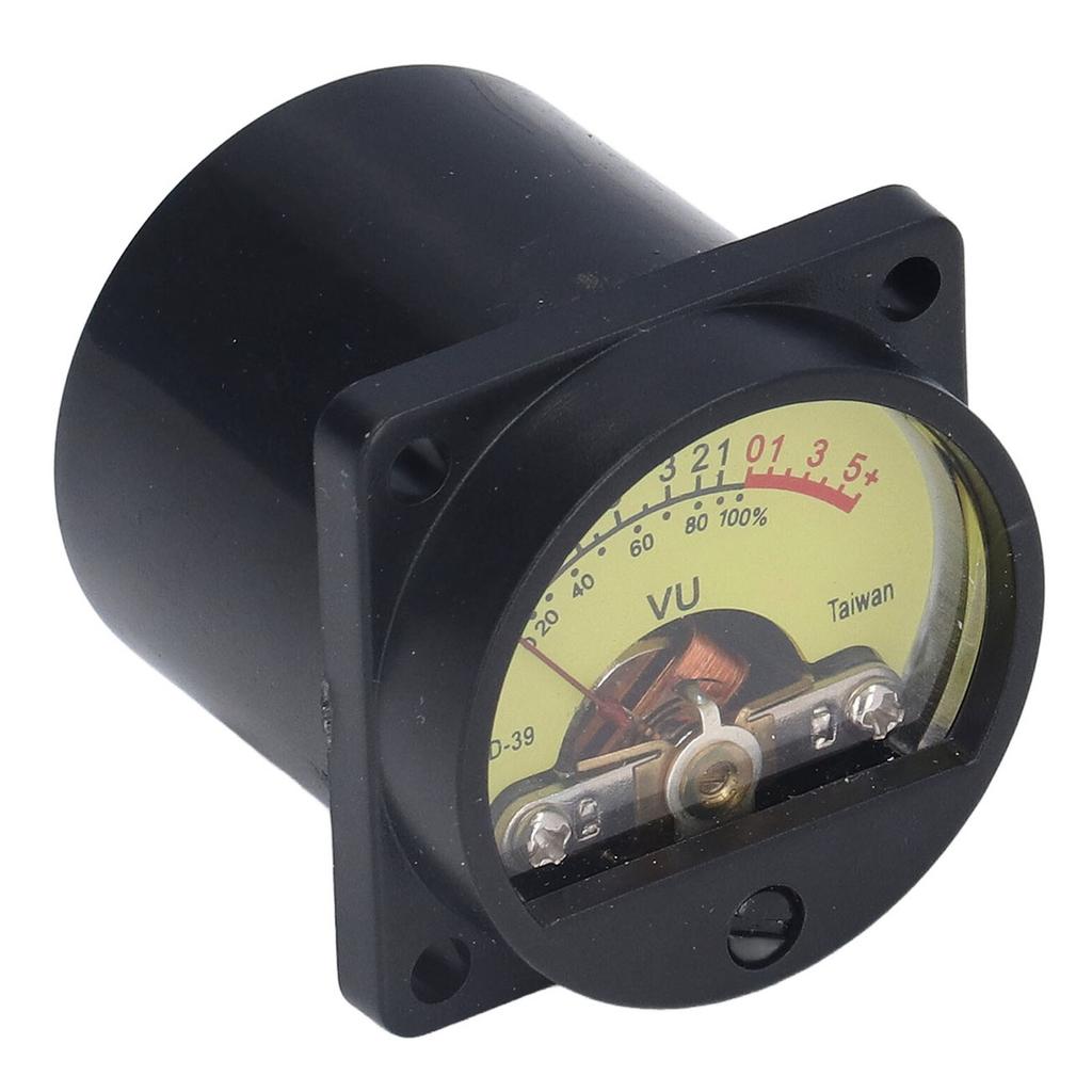 VU Meter Vibration Static Proof Amplifier Volume Level Meter with Backlight for Recording Studio