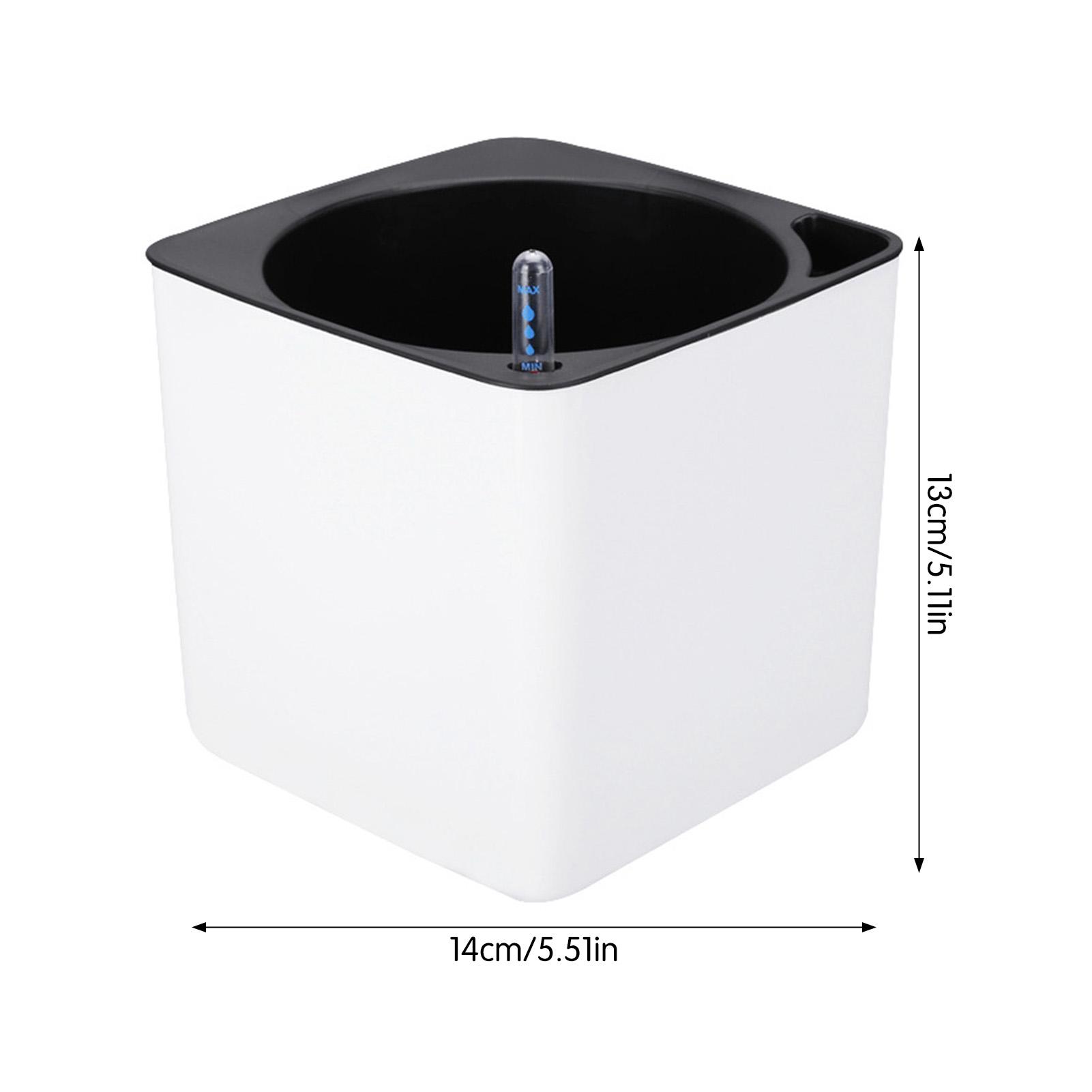 

Автоматический самополивающийся горшок для цветущих растений, садоводство, цветочные горшки, декор для гостиной, пластиковые кашпо, кашпо для домашнего сада, настольный