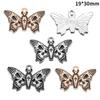 10pcs Enamel Charms Halloween Black Skull Butterfly Charms Pendant Designer CharmsFit Jewelry Making DIY Jewelry Findings W345
