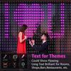 Smart App Programmable Led String Light Display Message Scrolling Pattern Chase Waterproof for Christmas Wedding Bedroom