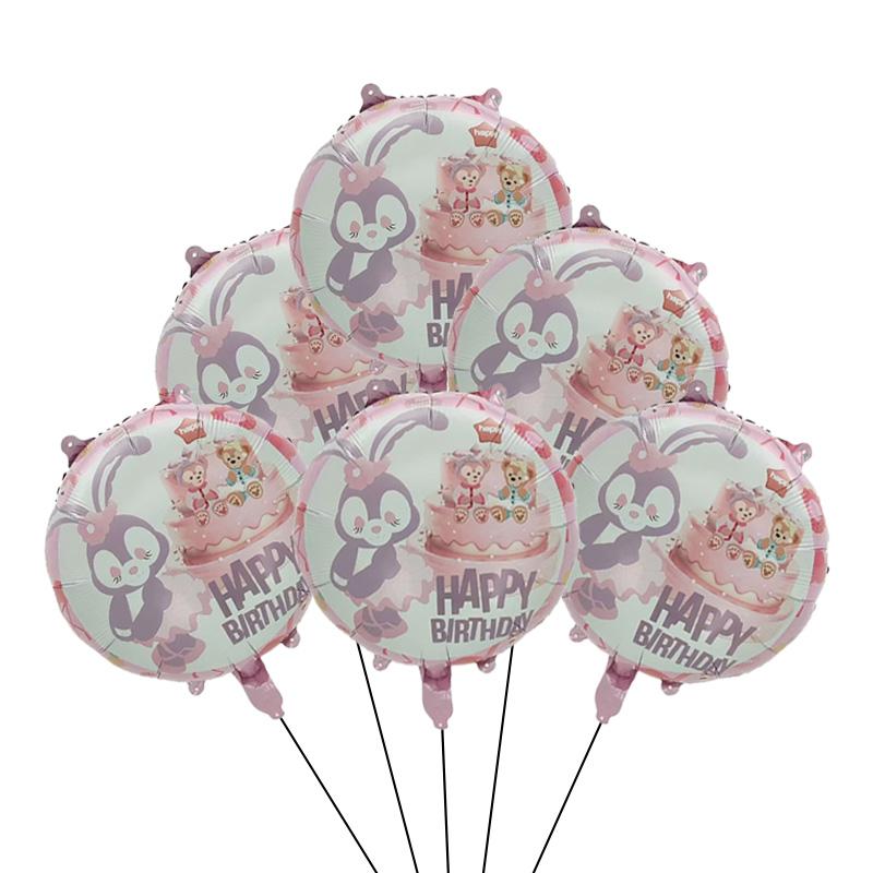 Disney Story  Lina Bell And Stellalou Cartoon Balloons Birthday Decor Baby Shower 32inch Number Foil Balloons Wedding Supplies
