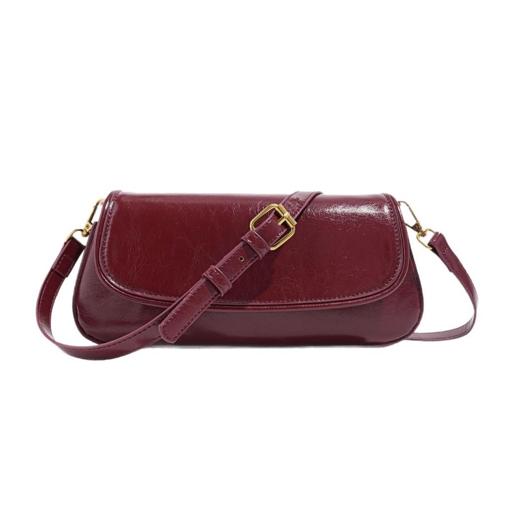 Vintage Pu Small Crossbody Bag With Dual Compartments For Daily Use