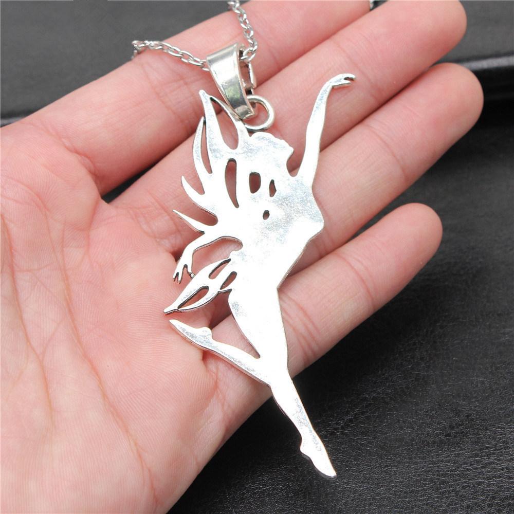 45cm Oder 70cm Lange Kette Halskette Flügel Engel Hochzeitsschmuck Zubehör QN003