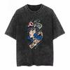 Streetwear Japonais Rétro T-shirt Demon Slayer T-shirt Imprimé Tendance Streetwear Vêtement Quotidien Vêtements Manga
