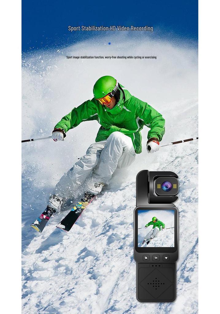 WiFi-Enabled Portable Outdoor Sports & Cycling Camera