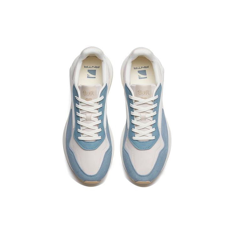 Anta HERITAGE Low top Casual Shoes Men's Gray Blue 112248871-4