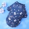 Pet Dog Hoodie Sweater French Bulldog Cat Winter Two-Legged Warm Clothing With Animal Print