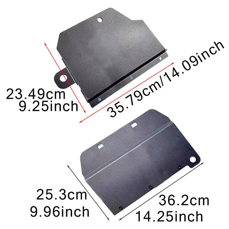 Underbody Shield Panel Cover Trim Aluminum Rust-Proof Splash Guard for Ford Maverick Hybrid/XL/XLT/Lariat 2024 2025