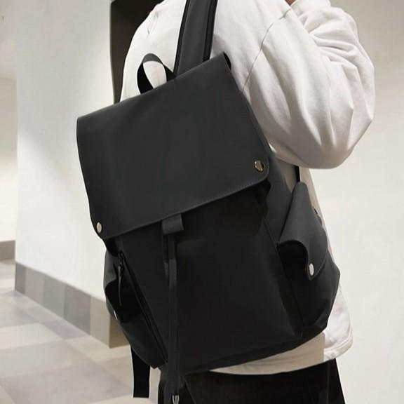 Schoolbag Wholesale New Trend Boys Backpack Japanese Casual Flip Computer Backpack Large Capacity Student School Bag