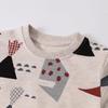 Boys' Cartoon Knitted Cotton Sweatshirt - Long Sleeve Autumn European & American Style