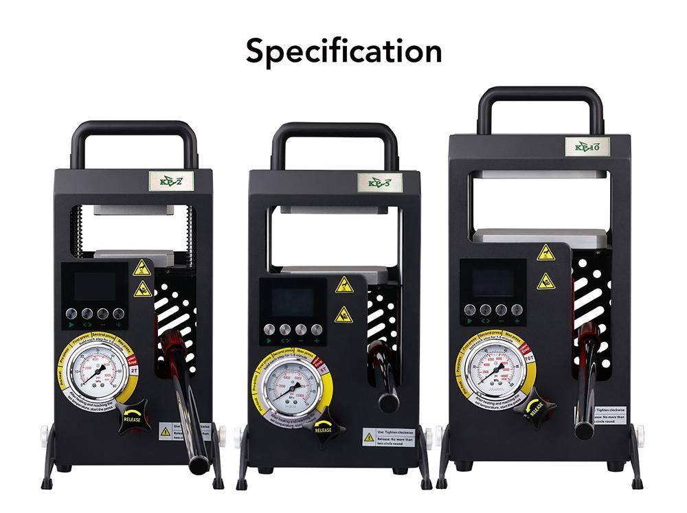 LTQ VAPOR KP-2 Heat Press Machine, 2-ton Dual Heating Plate with Temperature Control - EU Plug