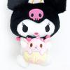 Sanrio Kuromi Pair Mascot Ball Chain Plush Black