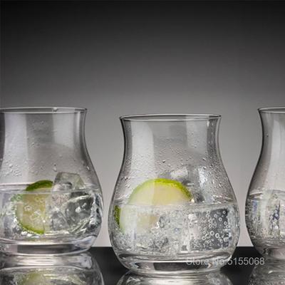 320 ml Mixer Whiskey Rock Tumbler Vintage Glaswaren Weinverkostungsgläser Wide Belly Gather Aroma Cognac Cup Whiskey Nosing Snifter