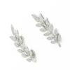 Gold & Silver Leaf Unisex Brooch - Trendy Lapel Pin for Shirt or Sweater