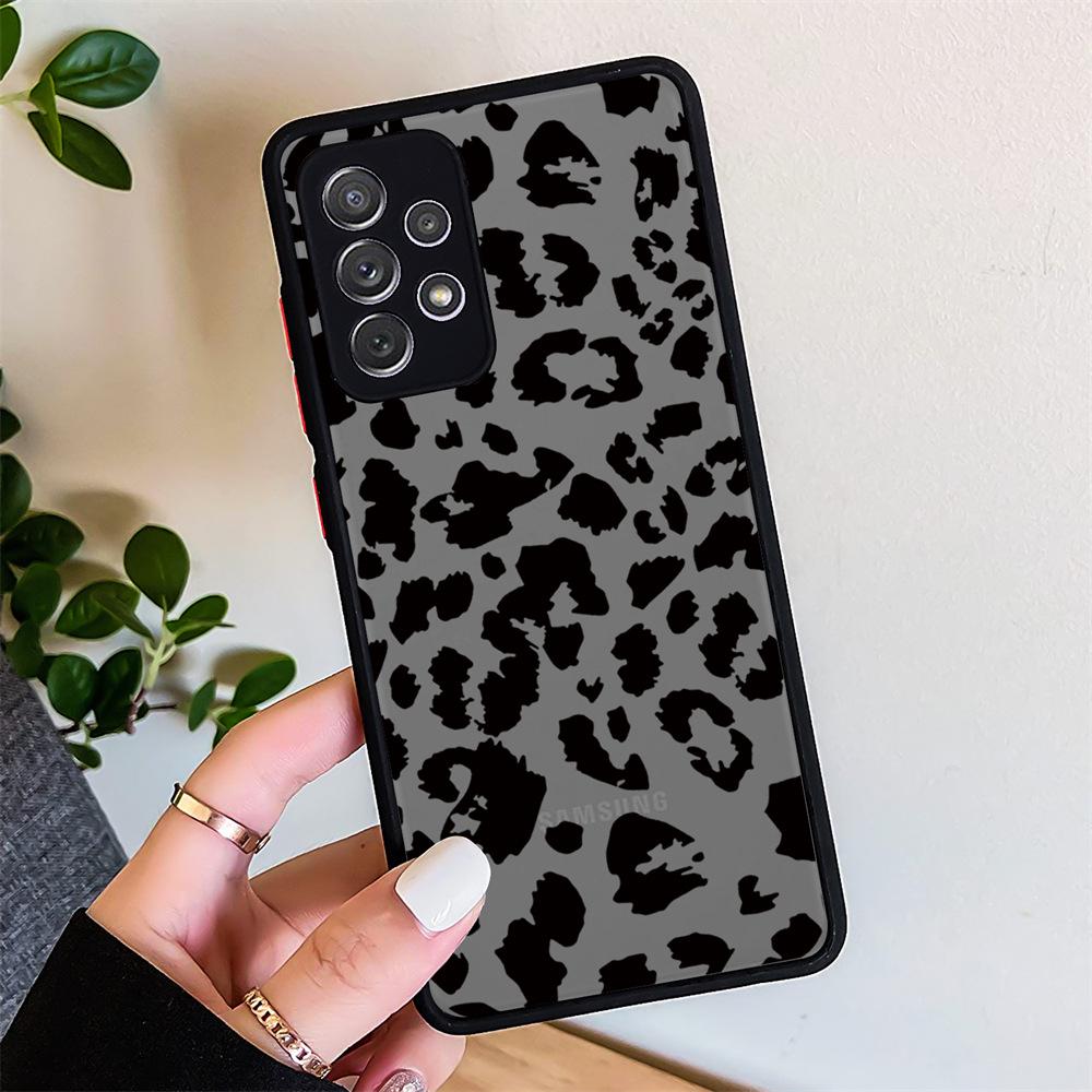 

Чехол с рисунком в виде леопардового сердца для Samsung Galaxy S24 для A13/S20FE - Skin Feel S24 Plus