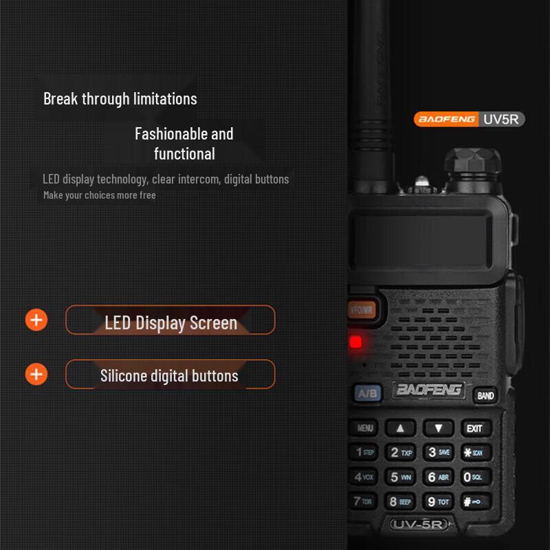 BAOFENG UV-5R Upgraded Walkie Talkie (CN version)