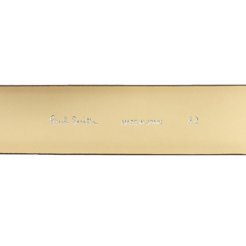 Paul Smith Leather Belt 32 Inches Men's 4946-ASUIT, Black, (84cm) [Used]