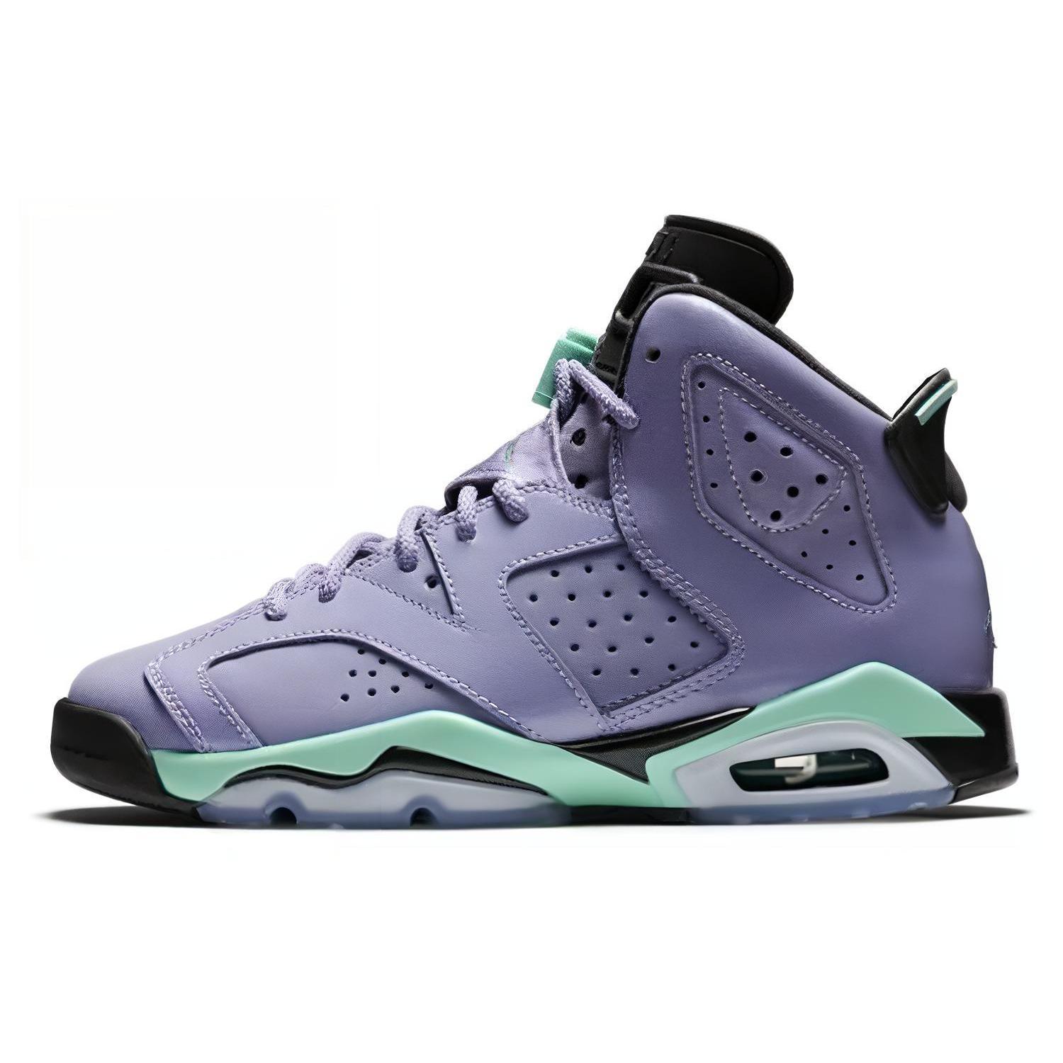 Air Jordan 6 Retro Iron Purple Gs 543390-508 40 фиолетовый/бирюзовый