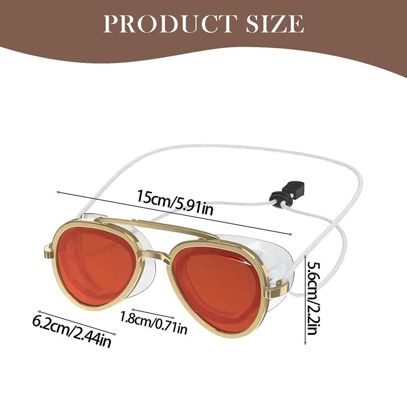 Retro Swimming Goggles Adjustable Swim Glasses Uv Protection Wide View Big Frame Swim Diving Glasses No Leaking