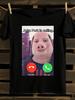 Grappig John Pork Is Calling Grafisch T-shirt Heren T-shirt Dames T-shirts met Letters Print Korte Mouwen T-shirt Casual Street T-shirt Top