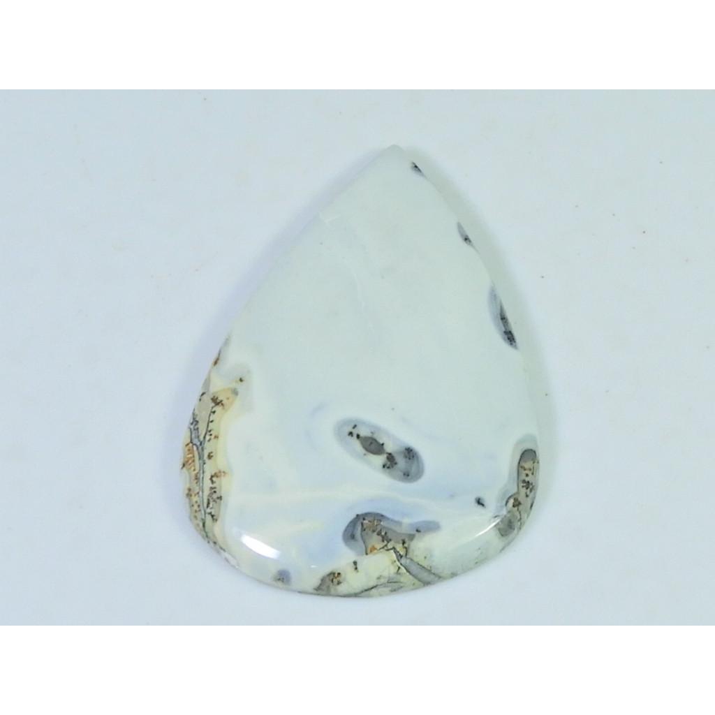 50Cts. Natural Maligano Jasper (30X43X04MM) Pear Cabochon Loose Gemstone B-272