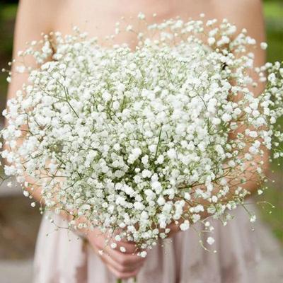 Künstliche Blumen aus Kunststoff, Gypsophila, DIY-Blumensträuße, Arrangement für Hochzeit, Heimdekoration