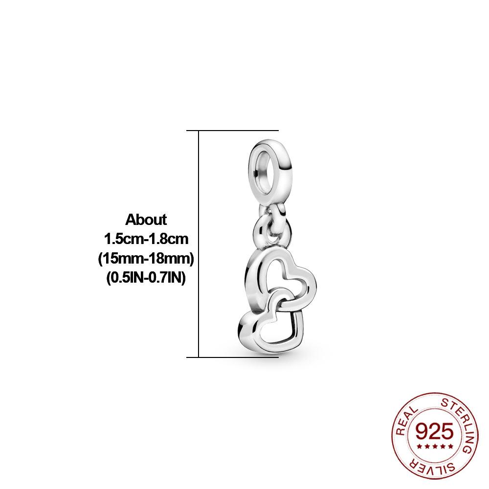 Novo Real S925 Prata Esterlina Me Charm Unicórnio Estrela Hoop Bead Fit Original Me Pulseiras Mulheres Coração Jóias Para Presente