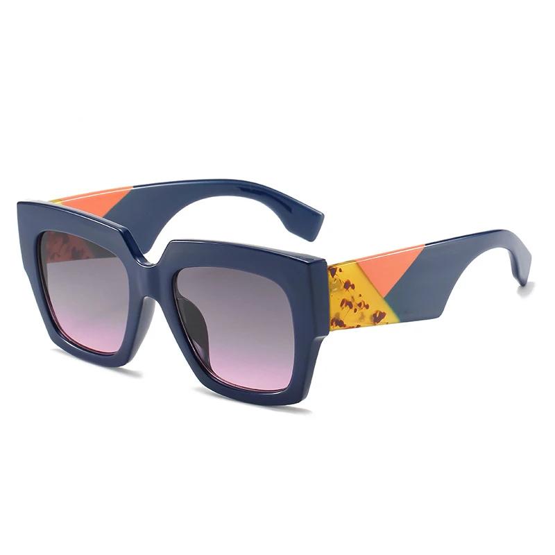 Square Oversized Sunglasses Fashionable Women Men Luxury Brand Designer Sun Glasses Famale Male Retro Eyewear Uv400 Shades