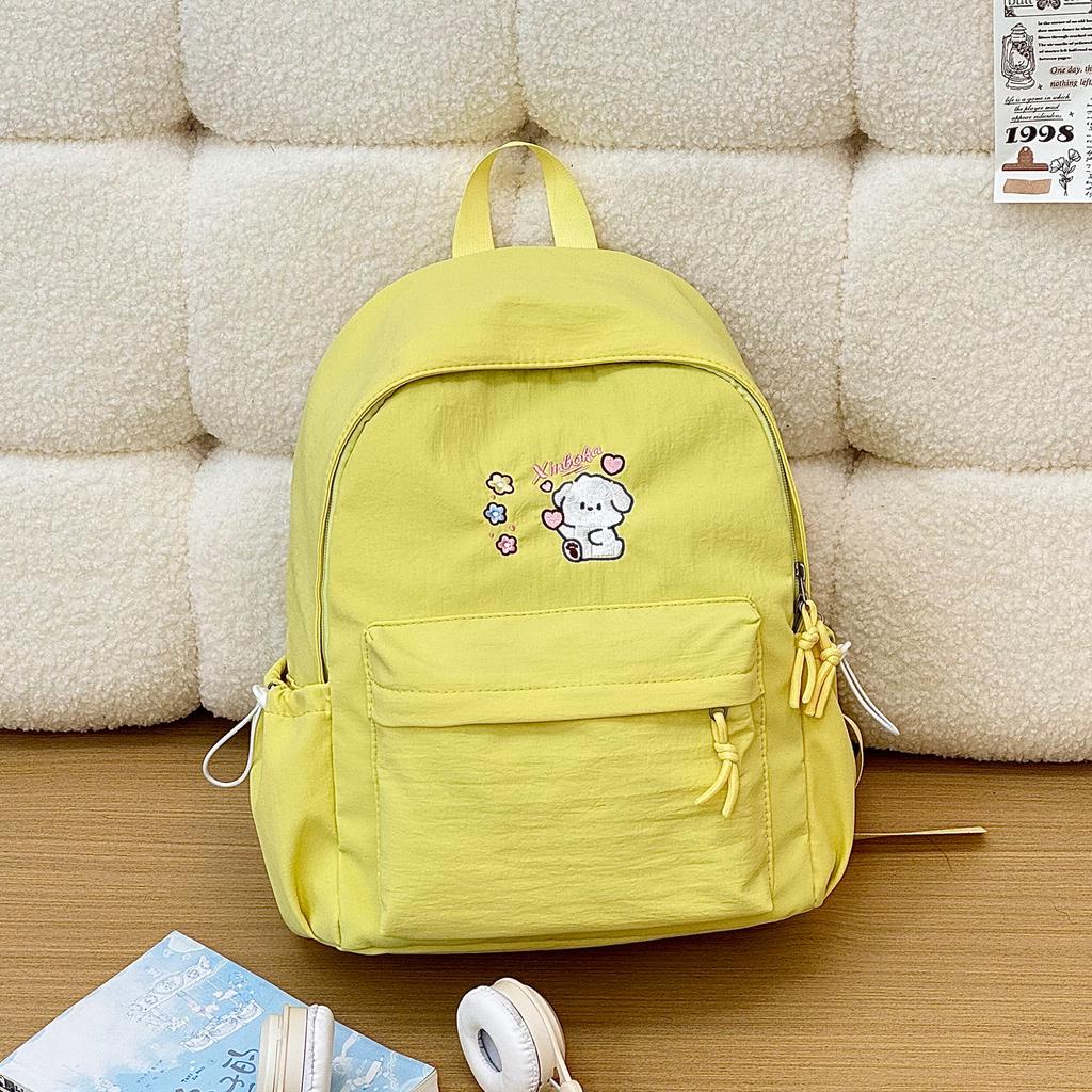 Schoolbag New Schoolbag Female Ins Wind Japanese Cute Cartoon Soft Girl College Wind Backpack Korean Version Candy Color Backpack