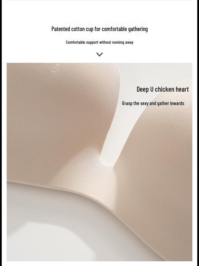 Seamless 3D Soft Support Summer Bra for Small Busts - Lifts, Gathers, and Prevents Sagging Without Steel Rings