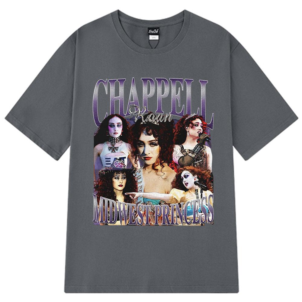 Chappell Roan Midwest Princess Tshirt Unisex Unisex Vintage Fashion Country Music T Shirts Cotton Y2k Harajuku Tshirts