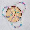 Colorful Elastic Pet Collar with Macaron Bell - Stylish Necklace for Cats and Dogs