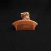 Solid Wood Moon Comb: Peach Wood Carved Straight Hair Comb, Portable and Scalp Massaging with Custom Logo/Gift Text.