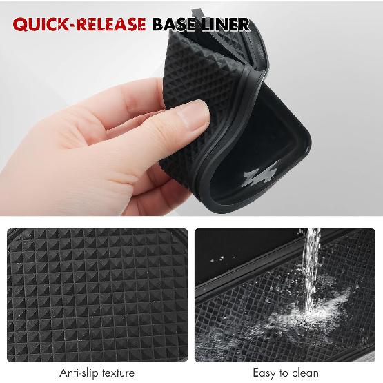 Mabett Under-Seat Storage Box For Ford Maverick Manual Seat -2025, Front Row Manual Seat Underseat Organizer Accessories