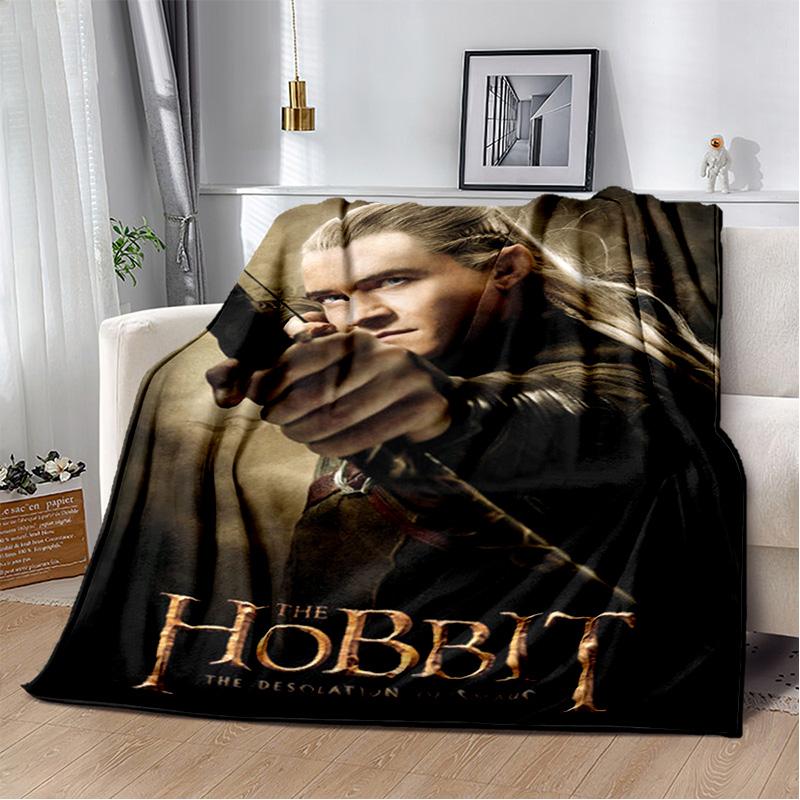 Movie L-Lord of The Rings H-Hobbit Soft Plush Blanket,Flannel Blanket Throw Blanket for Living Room Bedroom Bed Sofa Cover Child