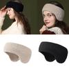 Fashionable Headband Plush Ear Muffs for Halloween Party Keep Warm Outdoor
