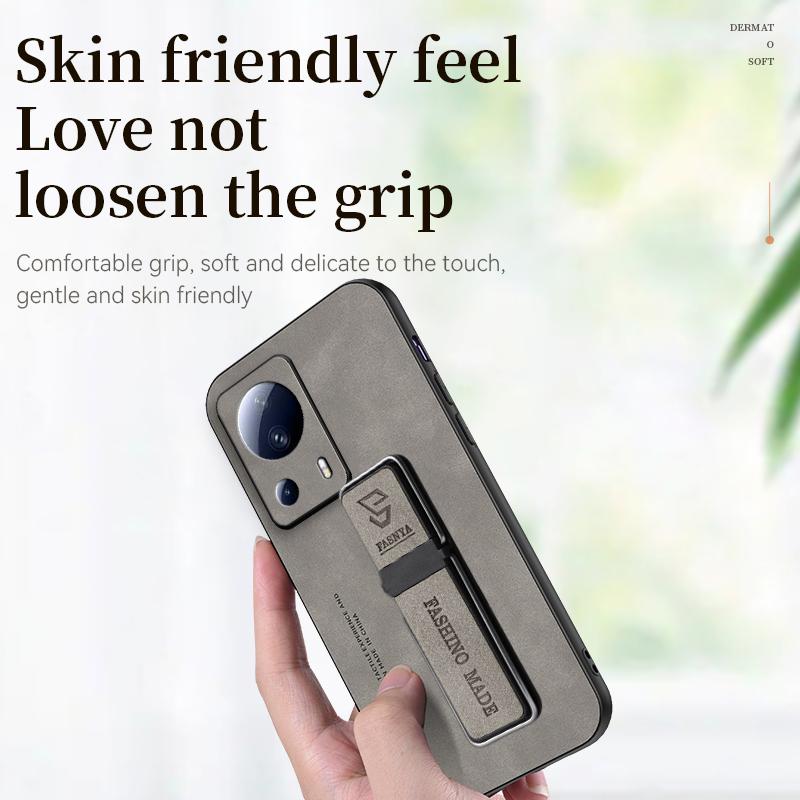 For Xiaomi 13 Lite Case Shockproof Magnetic Holder Phone Case For Xiomi Mi13 Xiaomi Mi 13 Lite 13Lite Light Leather Back Cover