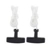2pcs Lawnmower Recoil Pull Starter Handle 1.5m Cord Rope Mower Accessories