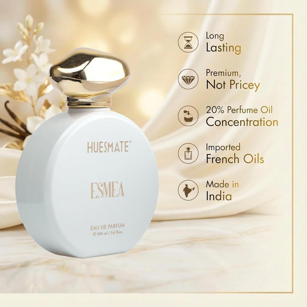 ESMEA Luxury Perfume for Women | Long-Lasting Fragrance | Premium EDP | Floral, Spicy, Citrus, Oriental, Woody, Elegant Scent Profile