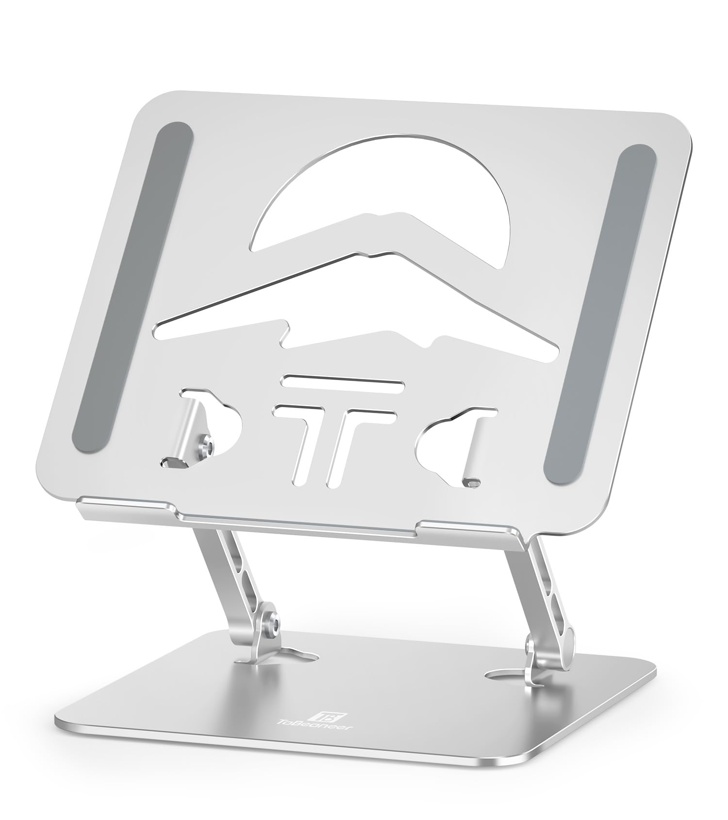 

ToBeoneer Ноутбук ПК Планшет Высота Угол Снятие Скованности Спины Работа из Космоса Алюминий ZOOM Совещание Совместимо с ноутбуками и жидкокристаллическими планшетами до